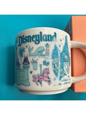 Starbucks Disney Parks Been There Series Disneyland Mug 14oz Ceramic Collectible